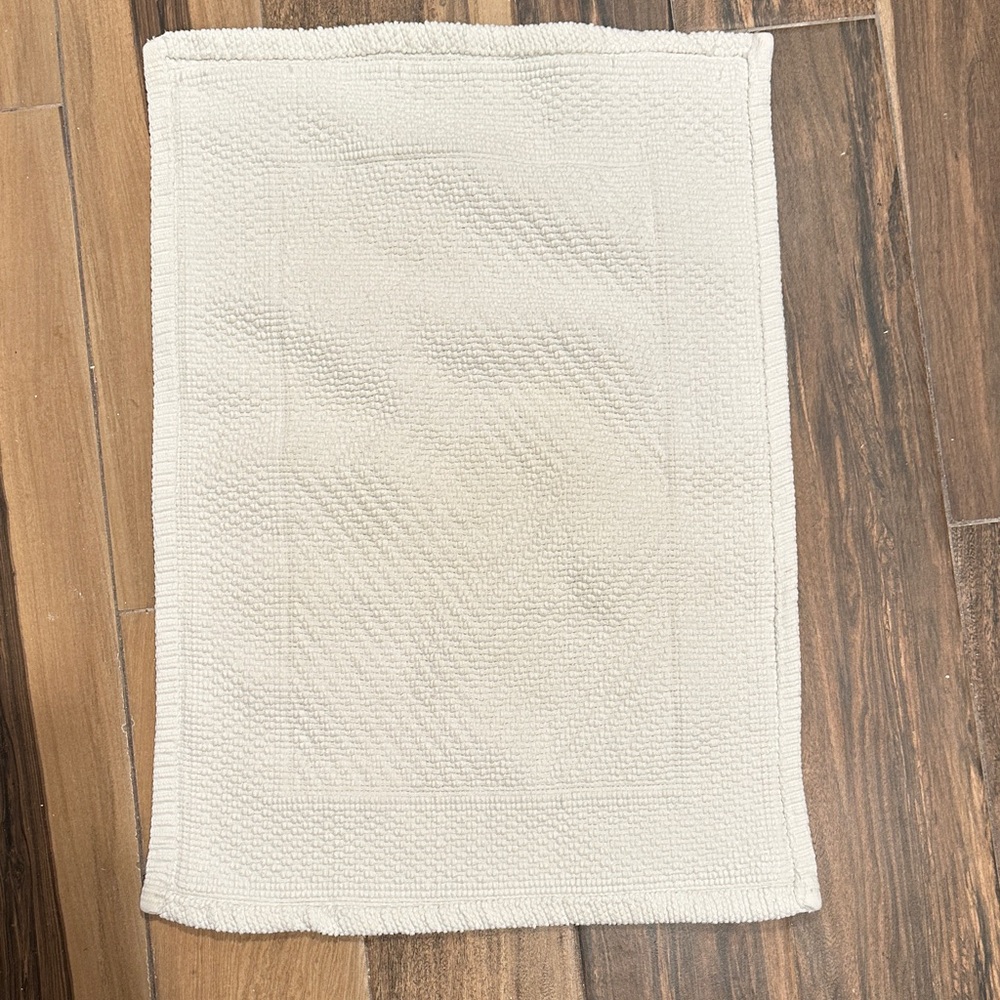 White Bath Mat